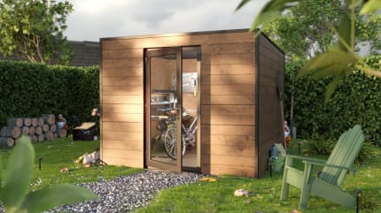 Smooth Composite Garden Sheds