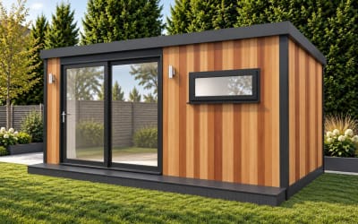 ProClad Woodgrain Composite Garden Saunas