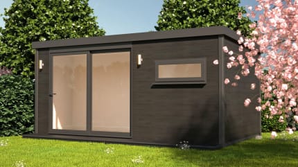 Woodgrain Composite Garden Rooms